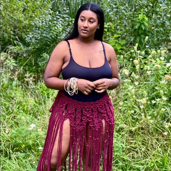Handmade Macramé GoodVibeGoda Skirt - Picture 2 of 13